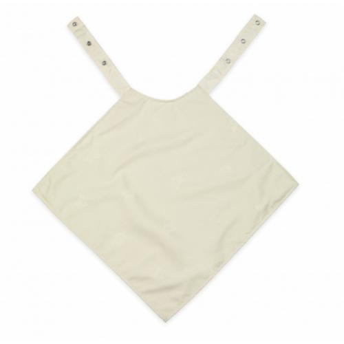 Clothing Protector - Napkin Style - with Snap Closure - Ivory