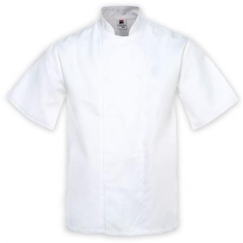 Chef&#39;s Jacket - Mesh Back - Short Sleeved - Coolmax - White - Large (42-44&quot;)