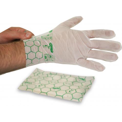 Disposable Gloves - Powder Free - Compostable - Glovelee - Natural - Large