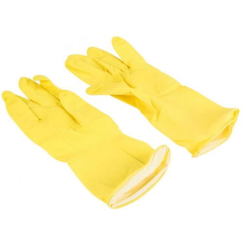 Latex Rubber Gloves - Shield 2 - Household - Yellow - Small