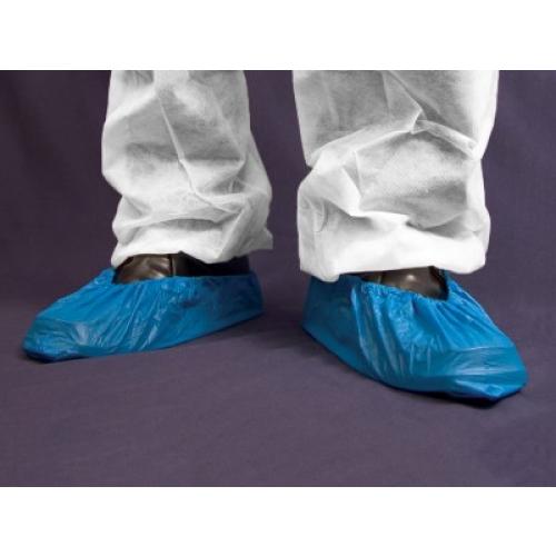 Disposable Overshoes - Shield - Blue - 14&quot;