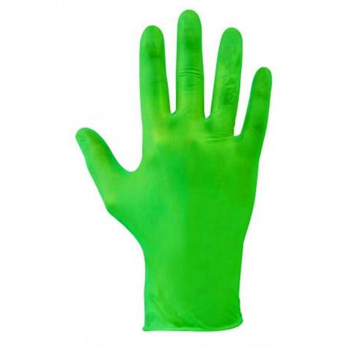 Disposable Gloves - Powder Free - Vinyl - Shield 2 - Green - Large