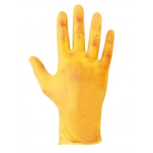 Disposable Gloves - Powder Free - Vinyl - Shield 2 - Yellow - Medium