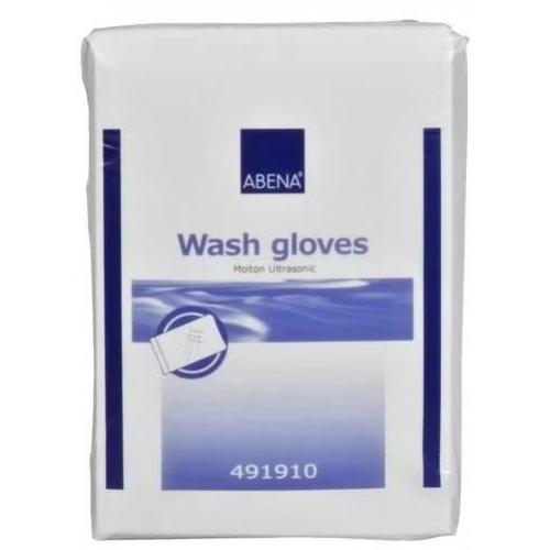Wash Glove - 50 Gloves - Abena - Molton - 22x16cm (8.6x6.3&quot;)