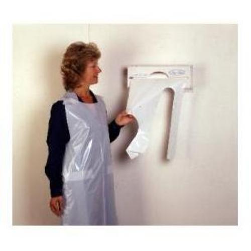 Disposable Apron - Economy - Polythene - Shield - White - 105cm (40&quot;)