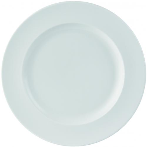 Wide Rimmed Plate - Porcelain - Simply White - 16cm (6.25&quot;)