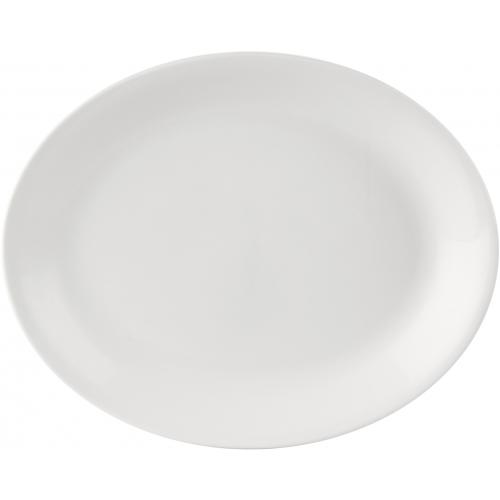 Plate - Oval - Porcelain - Simply White - 24.5cm (9.6&quot;)