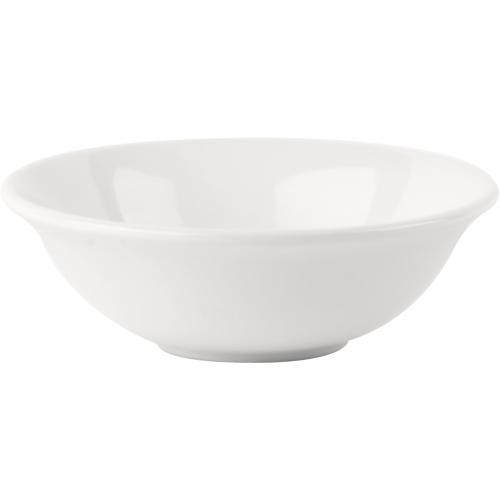 Round Oatmeal Bowl - Porcelain - Simply White - 16cm (6.25&quot;)