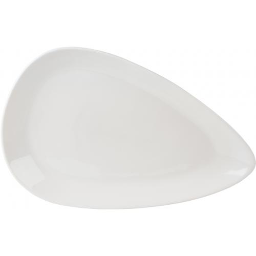 Triangular Plate - Porcelain - Simply White - 36cm (14&quot;)