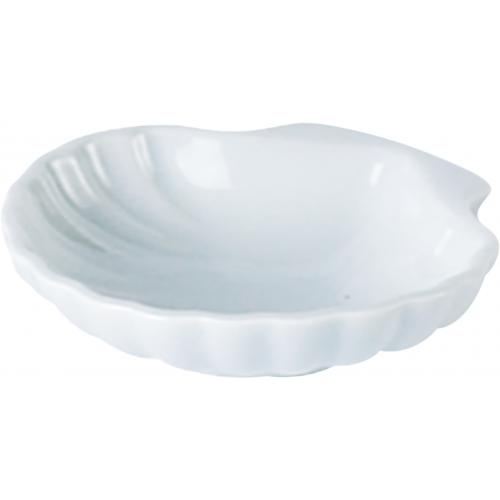 Dip Dish - Shell Design - Porcelain - Porcelite - 7.5cm (3&quot;)