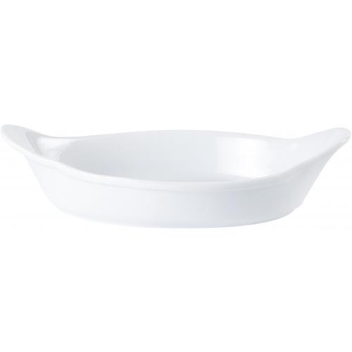 Eared Dish - Oval - Porcelain - Porcelite - 16.5cm (6.5&quot;)