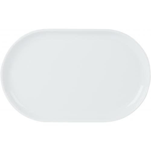 Plate - Oval - Narrow - Porcelain - Porcelite - 30cm (12&quot;)