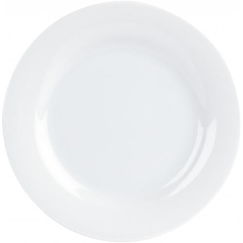 Wide Rim Plate - Porcelain - Porcelite - Banquet - 17cm (6.5&quot;)