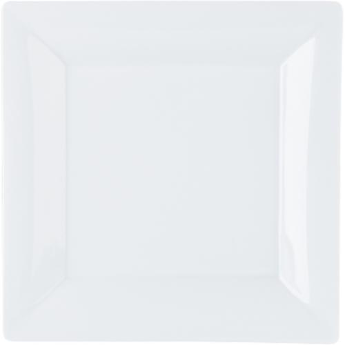 Square Plate - Deep - Porcelain - Porcelite - 21cm (8.25&quot;)