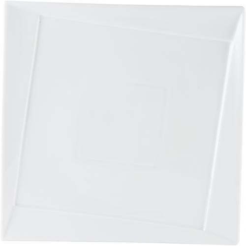 Square Plate - Twist - Porcelain - Porcelite - 29cm (11.5&quot;)