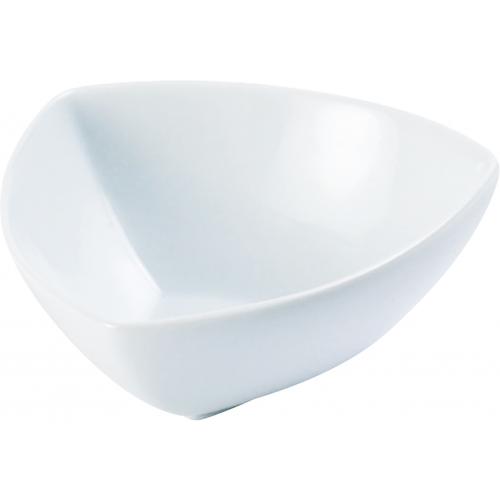 Bowl - Triangular - Porcelain - Porcelite - Creations - 12.5cm (5&quot;) - 28cl (10oz)