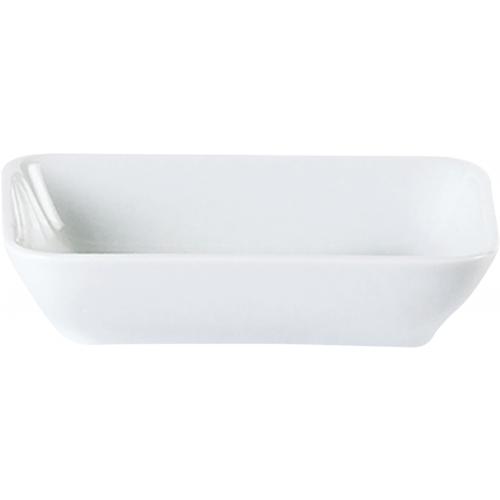 Rectangular Serving Dish - Porcelain - Porcelite - 13cm (5&quot;) - 23cl (8oz)