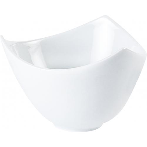 Triangular Bowl - Porcelain - Porcelite - Squared - 16cm (6.5&quot;) - 54cl (19oz)