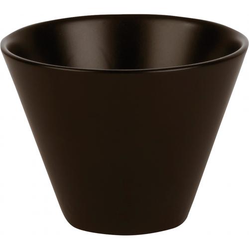 Conic Bowl - Porcelain - Porcelite - Basalt - 10cm (4&quot;) - 30cl (10.5oz)