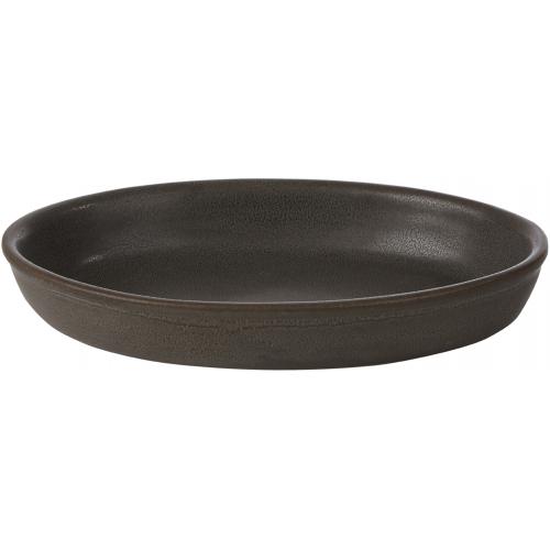 Dish - Oval - Porcelain - Porcelite - Rustic Brown - 18cm (7&quot;) - 23cl (8oz)