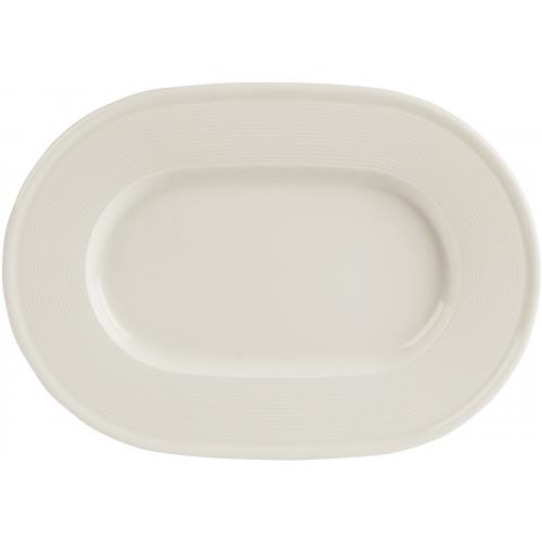 Plate - Oval - Rimmed - Academy - Line - 25cm (10&quot;)