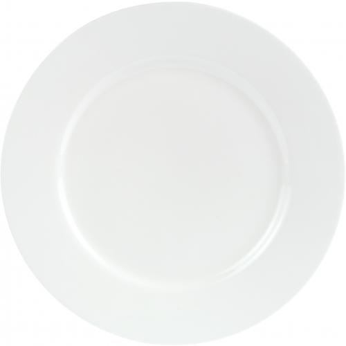 Wide Rim Plate - Bone China - Porcelite - Connoisseur - 27.5cm (10.5&quot;)