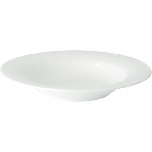 Soup Plate - Rimmed - Bone China - Porcelite - Connoisseur - 23cm (9&quot;) - 34cl (12oz)