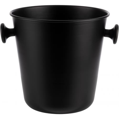 Wine & Champagne Bucket - with Fixed Handles - Aluminium - Black - 21.5cm (8.5&quot;)