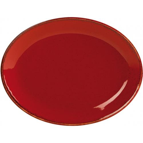 Plate - Oval - Seasons - Magma - 30cm (12&quot;)