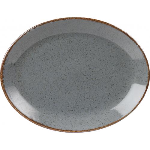 Plate - Oval - Seasons - Storm - 30cm (12&quot;)