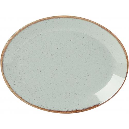 Plate - Oval - Seasons - Stone - 30cm (12&quot;)