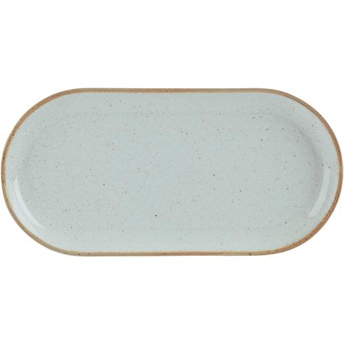 Plate - Narrow Oval - Seasons - Stone - 30cm (12&quot;)