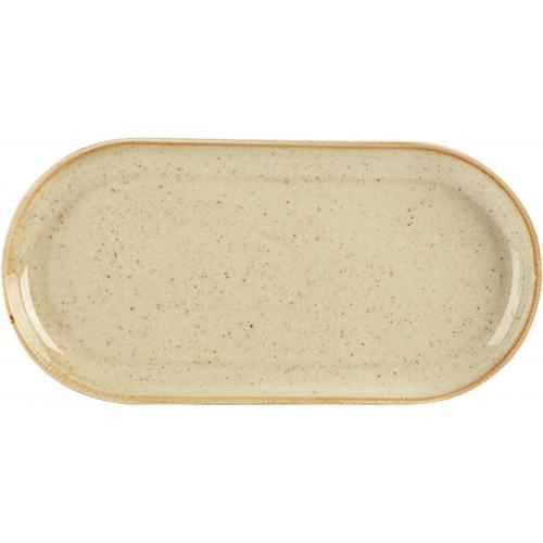 Plate - Narrow Oval - Seasons - Wheat - 30cm (12&quot;)