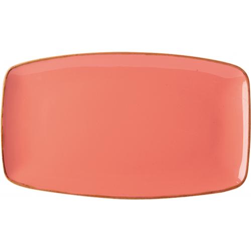 Plate - Rectangular - Seasons - Coral - 31cm (12.25&quot;)