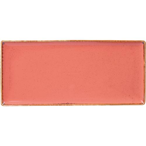 Platter - Narrow Rectangular - Seasons - Coral - 35cm (13.75&quot;)