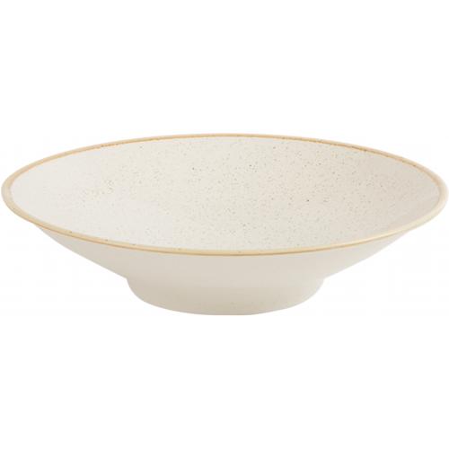 Round Wok Bowl - Footed - Seasons - Oatmeal - 26cm (10.25&quot;) - 85cl (30oz)