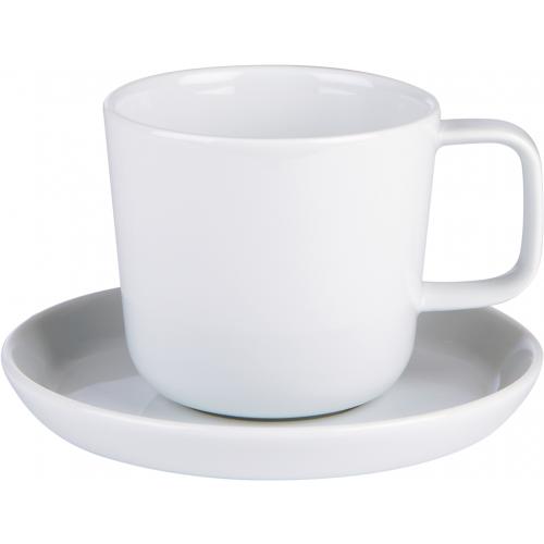 Beverage Mug - Porcelain - Nordika - White - 33cl (11.75oz)