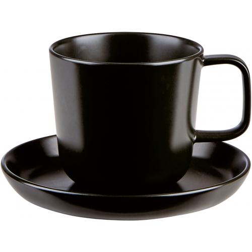 Beverage Mug - Porcelain - Nordika - Black - 33cl (11.75oz)