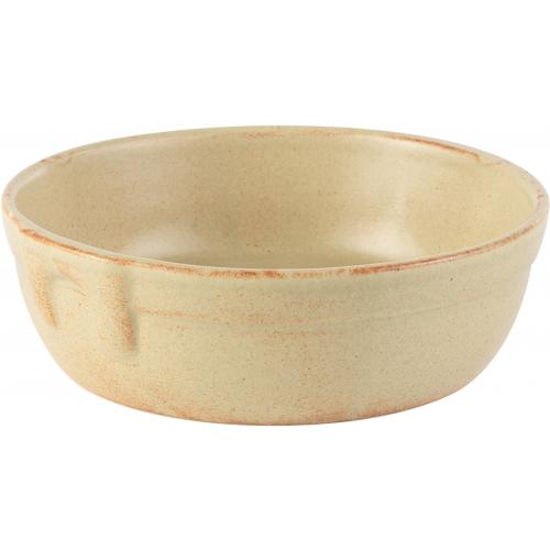 Round Pie Dish - Stoneware - Flame - 15.5cm (6&quot;) - 58cl (20oz)