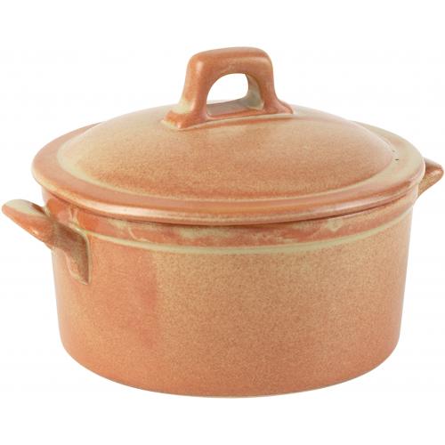 Casserole - Round - Stoneware - Flame - 42.5cl (15oz)