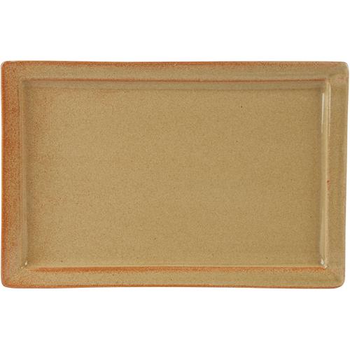 Tray - Rectangular - Stoneware - Flame - 31cm (12.25&quot;)