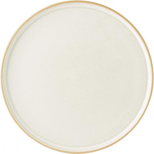 Presentation Plate - Low Profile - Stoneware - Oyster - 21cm (8.25&quot;)