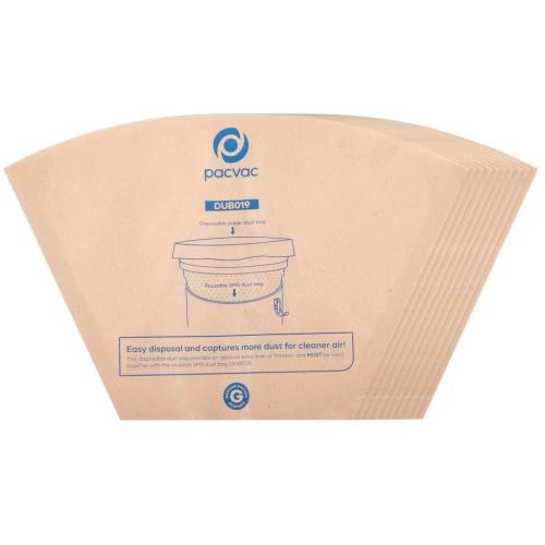Vacuum Cleaner Dust Bags - For Superpro Machines - Pacvac - 2.5L