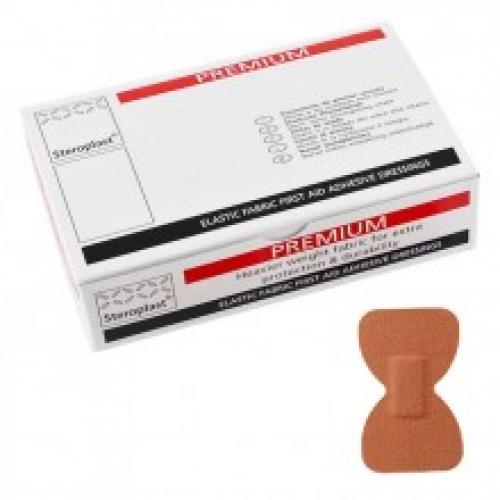 Stretch Fabric Plasters - Fingertip - Premium - Tan
