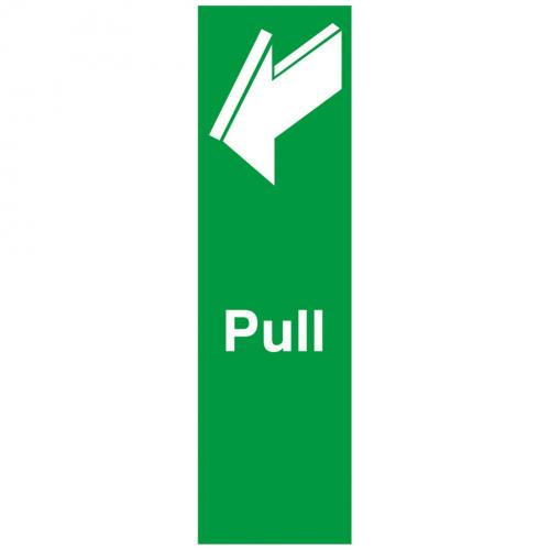 Pull - Door Sign - Self Adhesive - 5cm (2&quot;)