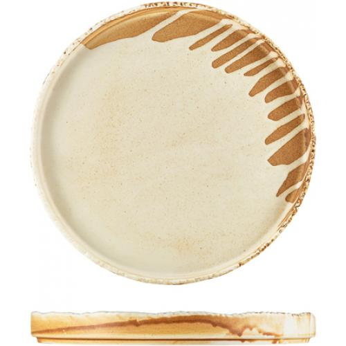 Presentation Plate - Terra Porcelain - Roko Sand - 28cm (11&quot;)