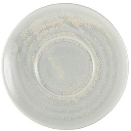 Saucer - Terra Porcelain - Pearl - 14.5cm (5.75&quot;)