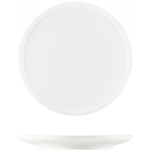 Flat Rim Plate - Porcelain - 18cm (7&quot;)