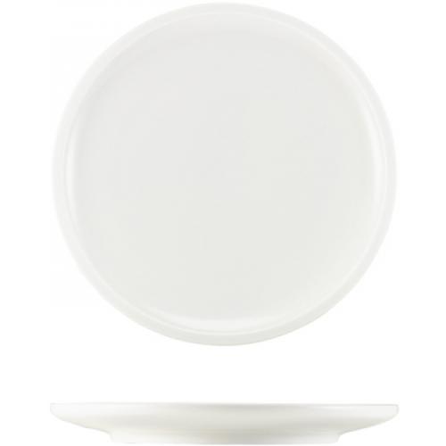 Flat Rim Plate - Porcelain - 20cm (8&quot;)