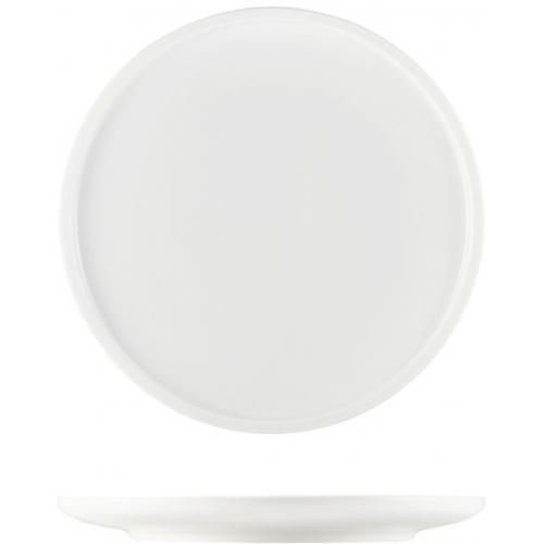 Flat Rim Plate - Porcelain - 23cm (9&quot;)